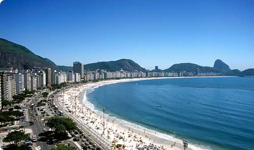 Playa Copacabana en Río de Janeiro