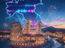 Italia de noche